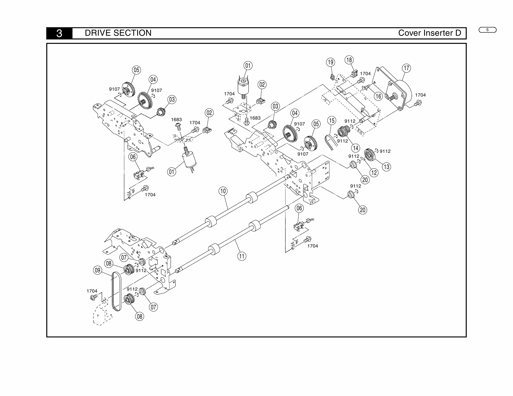 Konica-Minolta Options Cover-Inserter-D Parts Manual-5